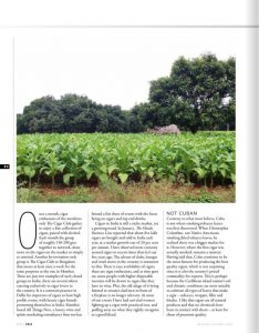 Business Traveller -3rd Anniversary - Authored Article - Cigar - April issue 2018 - 02