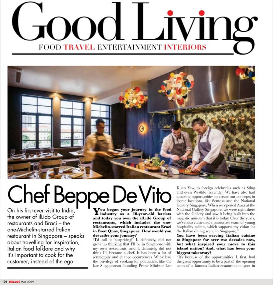 Hello! - Chef Beppe De Vito - May 2019 - Pg 104